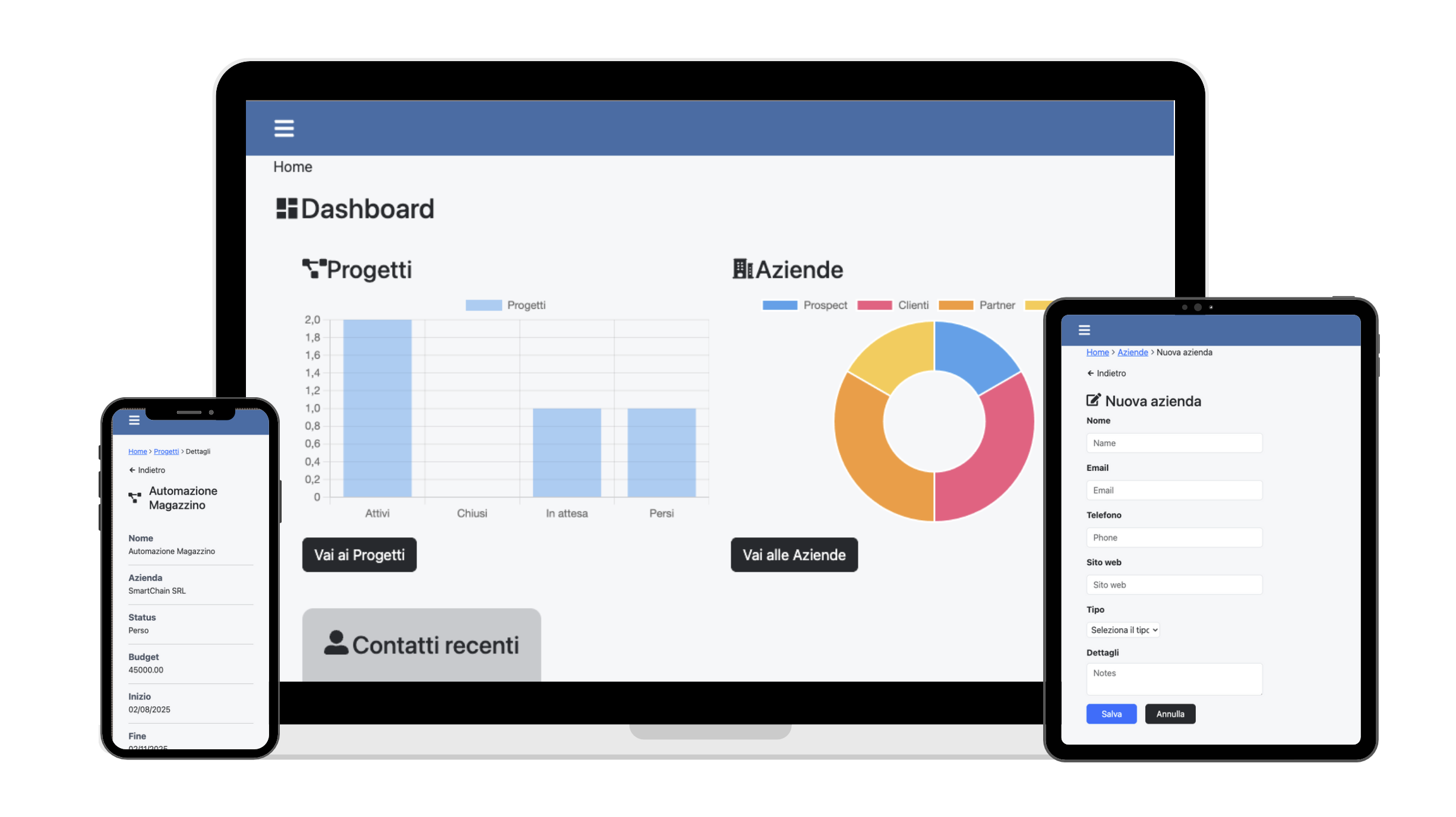 Crm web app
